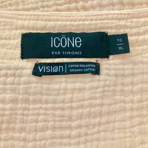 Simons Icone Organic Cotton Cream Shrug - Picture 3 of 7